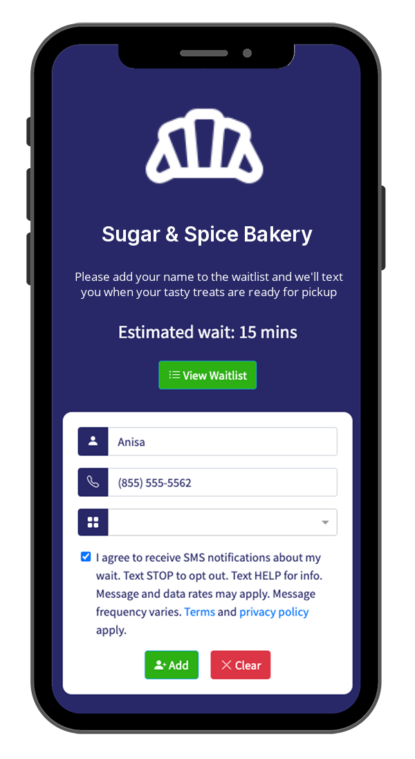 Fresh Order Notifications for Bakeries